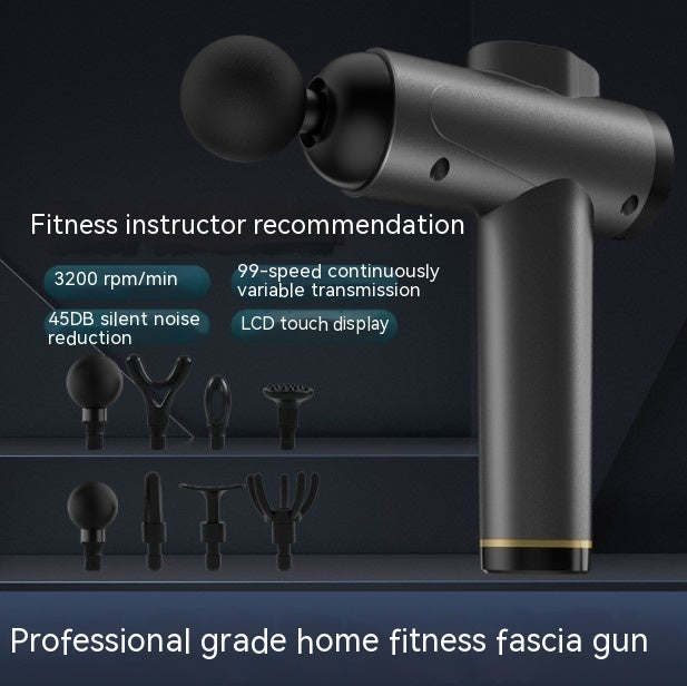 Pro-Level Muscle Massage Gun – Silent Power for Total Body Relief