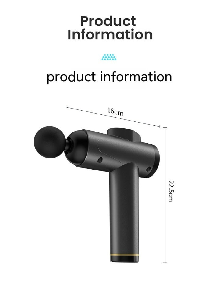 Pro-Level Muscle Massage Gun – Silent Power for Total Body Relief