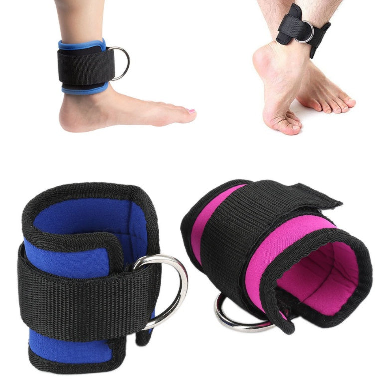 🔥 Adjustable D-Ring Ankle Strap – Maximize Leg Day Power & Resistance Training (1/2PCS)